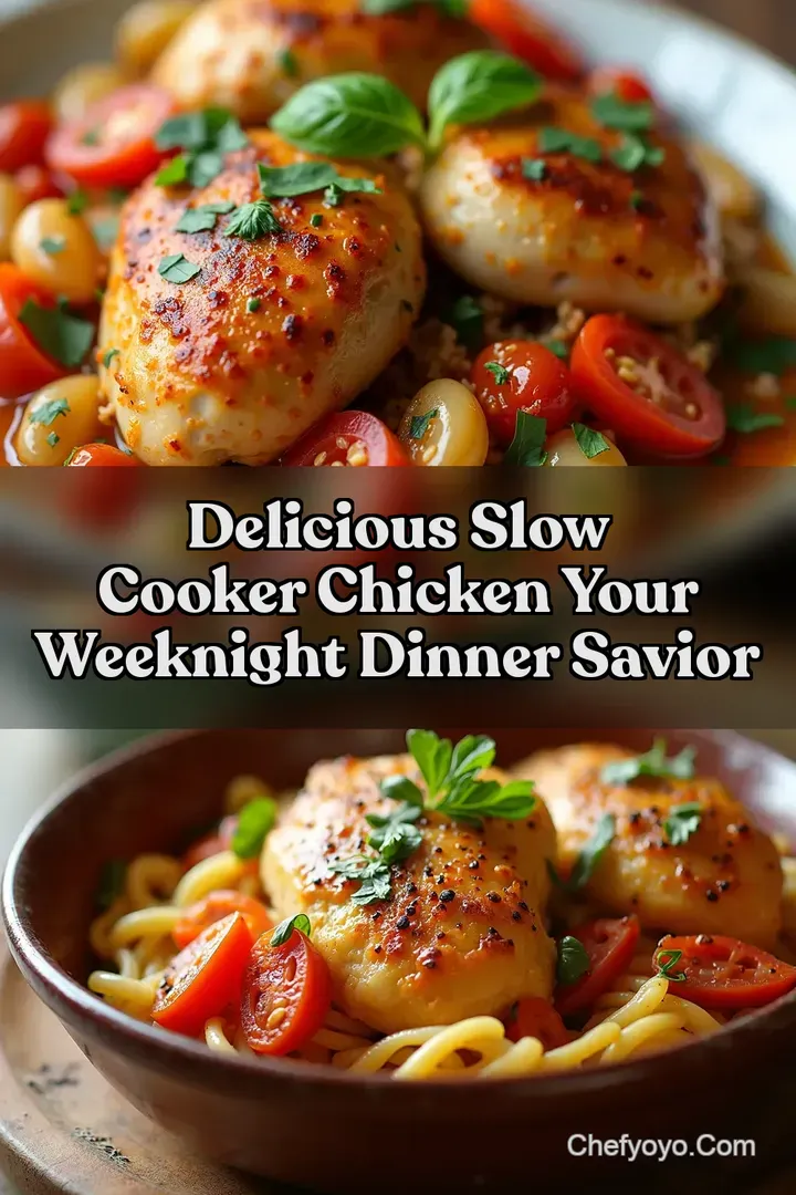 Delicious Slow Cooker Chicken Your Weeknight Dinner Savior