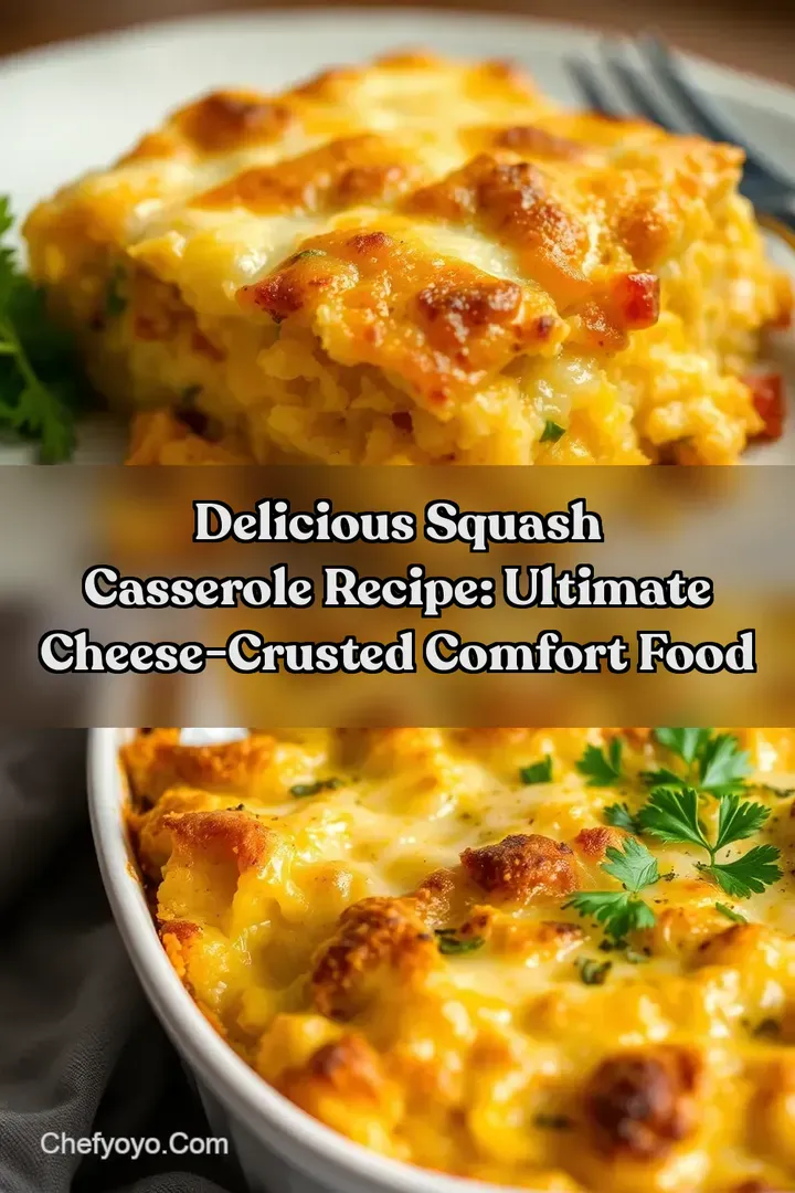 Delicious Squash Casserole Recipe: Ultimate Cheese-Crusted Comfort Food