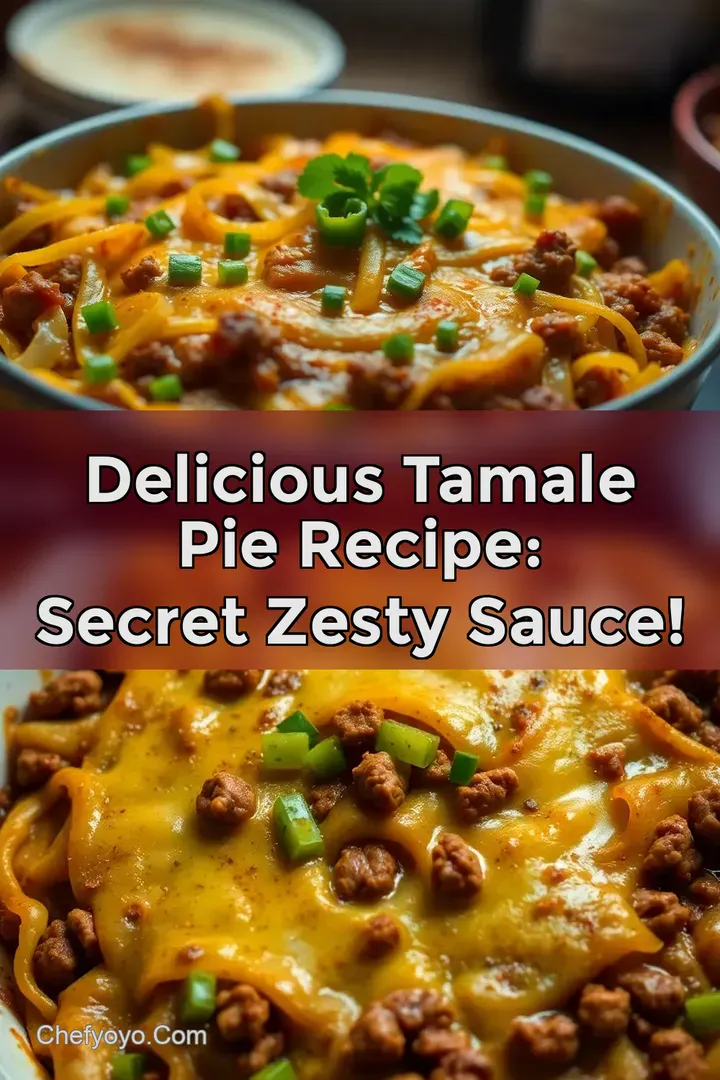 Delicious Tamale Pie Recipe: Secret Zesty Sauce!