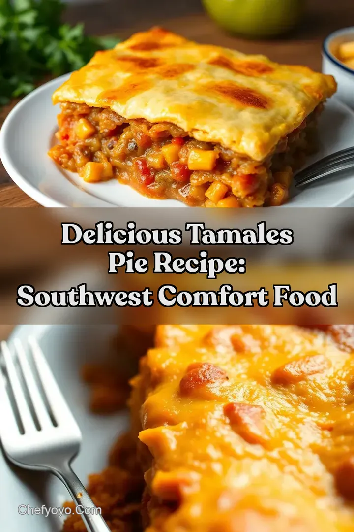 Delicious Tamales Pie Recipe: Southwest Comfort Food : PIN FOR LATER Delicious Tamales Pie Recipe: Southwest Comfort Food