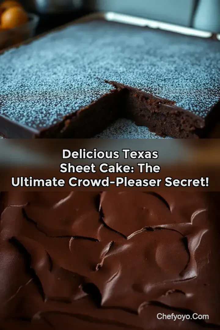 Delicious Texas Sheet Cake: The Ultimate Crowd-Pleaser Secret!