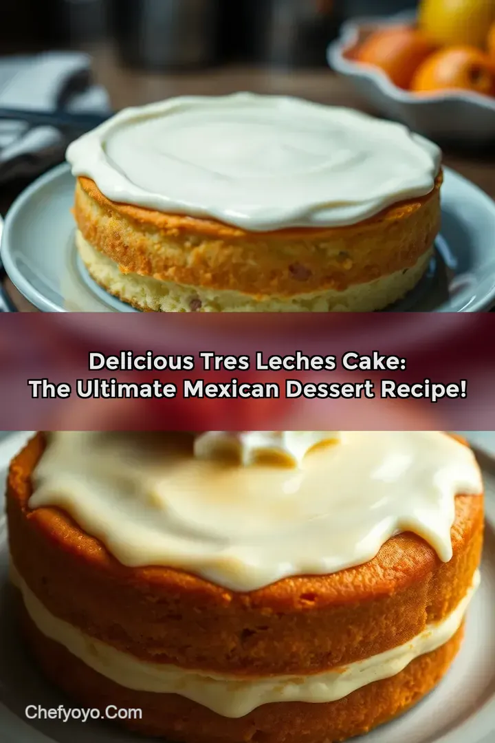 Delicious Tres Leches Cake: The Ultimate Mexican Dessert Recipe!