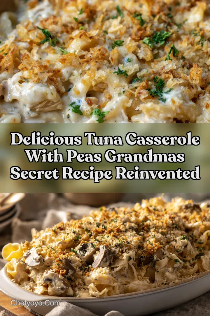 Delicious Tuna Casserole With Peas Grandmas Secret Recipe Reinvented