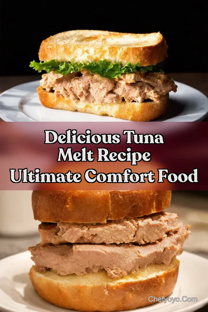 Delicious Tuna Melt Recipe Ultimate Comfort Food : PIN FOR LATER Delicious Tuna Melt Recipe Ultimate Comfort Food