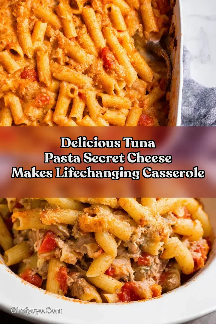 Delicious Tuna Pasta Secret Cheese Makes LifeChanging Casserole