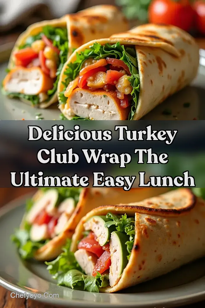 Delicious Turkey Club Wrap The Ultimate Easy Lunch