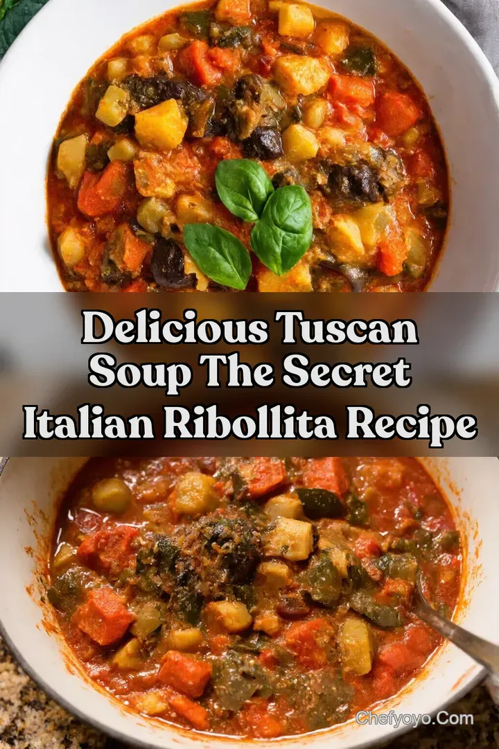 Delicious Tuscan Soup The Secret Italian Ribollita Recipe