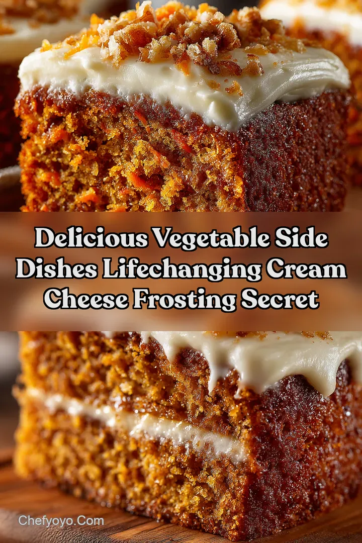 Delicious Vegetable Side Dishes LifeChanging Cream Cheese Frosting Secret