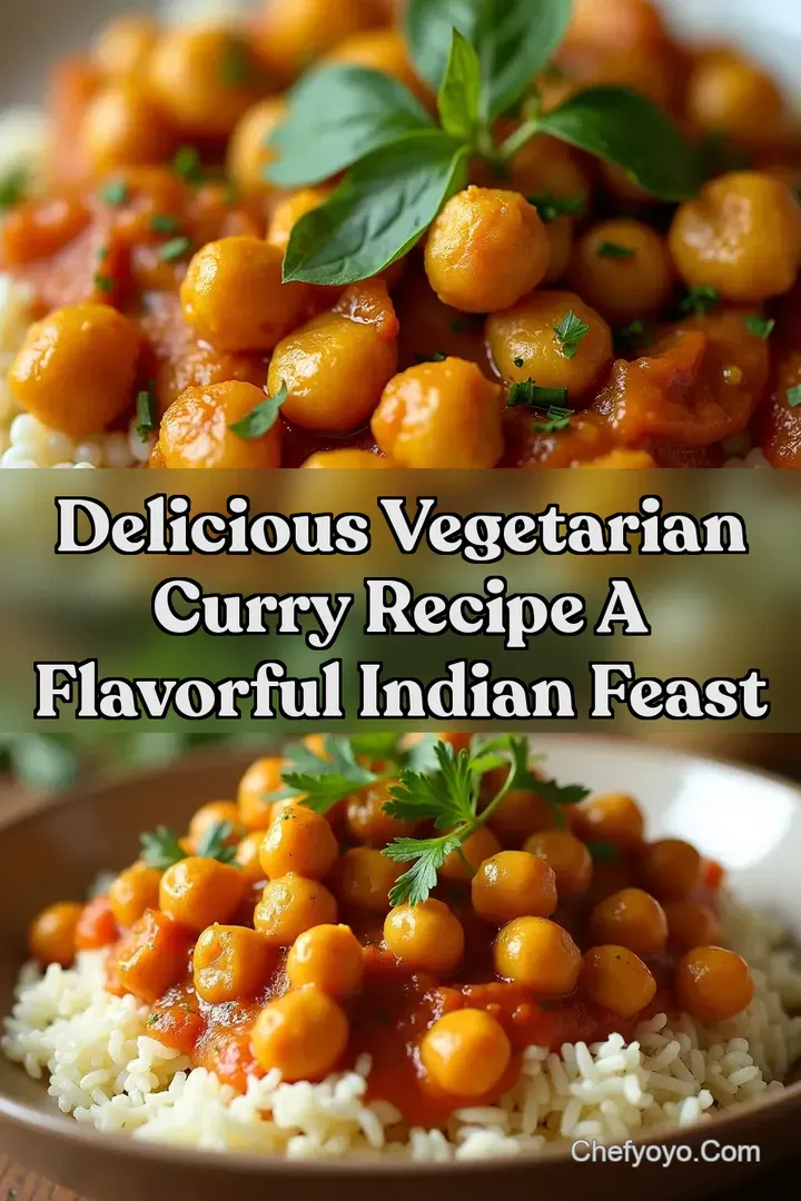 Delicious Vegetarian Curry Recipe A Flavorful Indian Feast