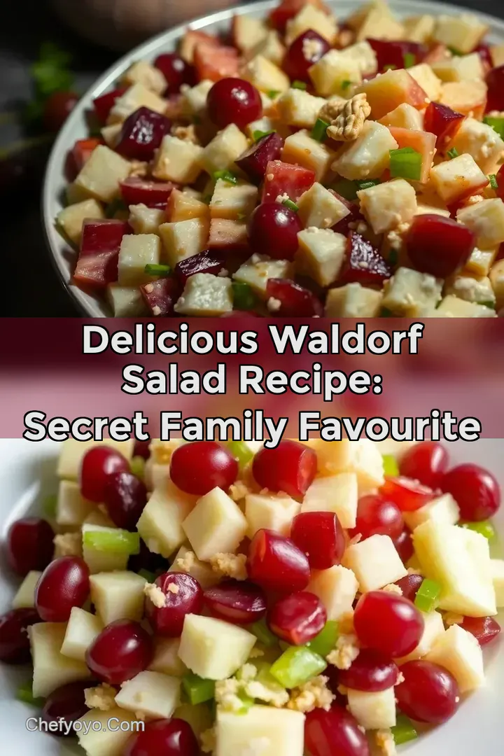 Delicious Waldorf Salad Recipe: Secret Family Favourite