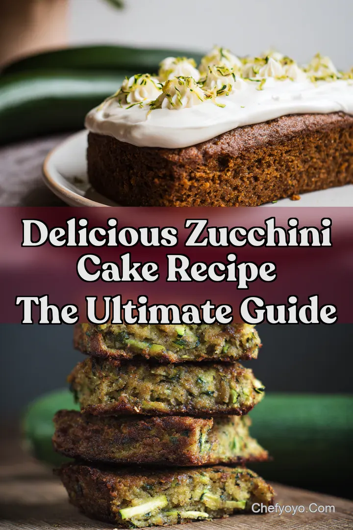 Delicious Zucchini Cake Recipe The Ultimate Guide : PIN FOR LATER Delicious Zucchini Cake Recipe The Ultimate Guide