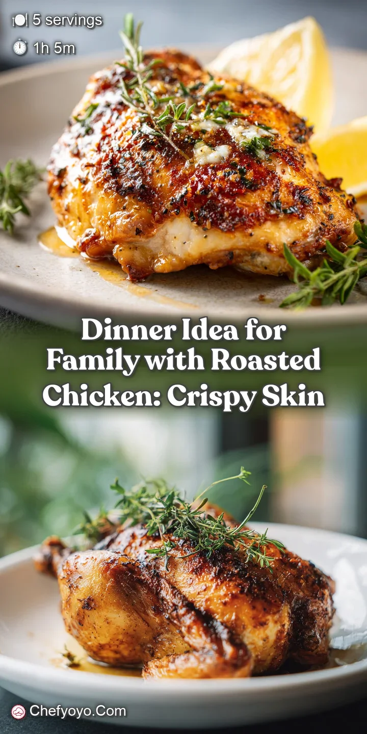 Close-up of juicy, browned roasted chicken skin with herbs, glistening with savory juices. A symphony of tempting textures...