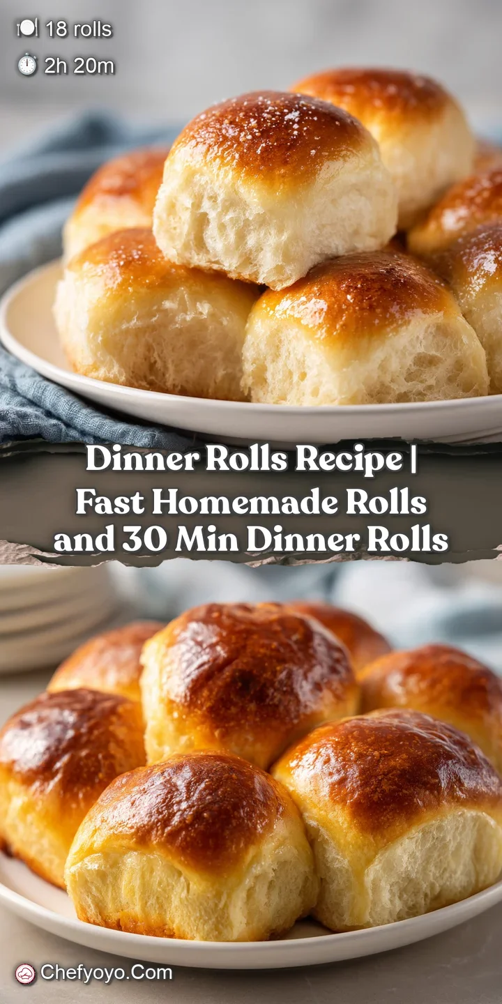 Close-up of a perfectly baked, airy dinner roll with a golden crust and soft interior.