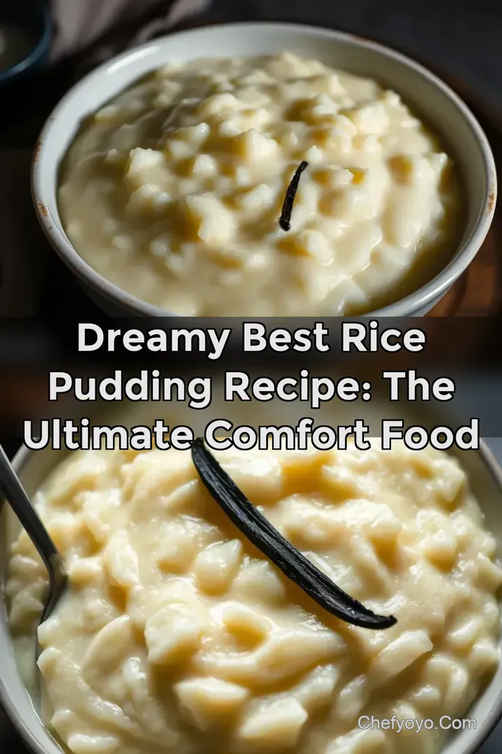 Dreamy Best Rice Pudding Recipe: The Ultimate Comfort Food