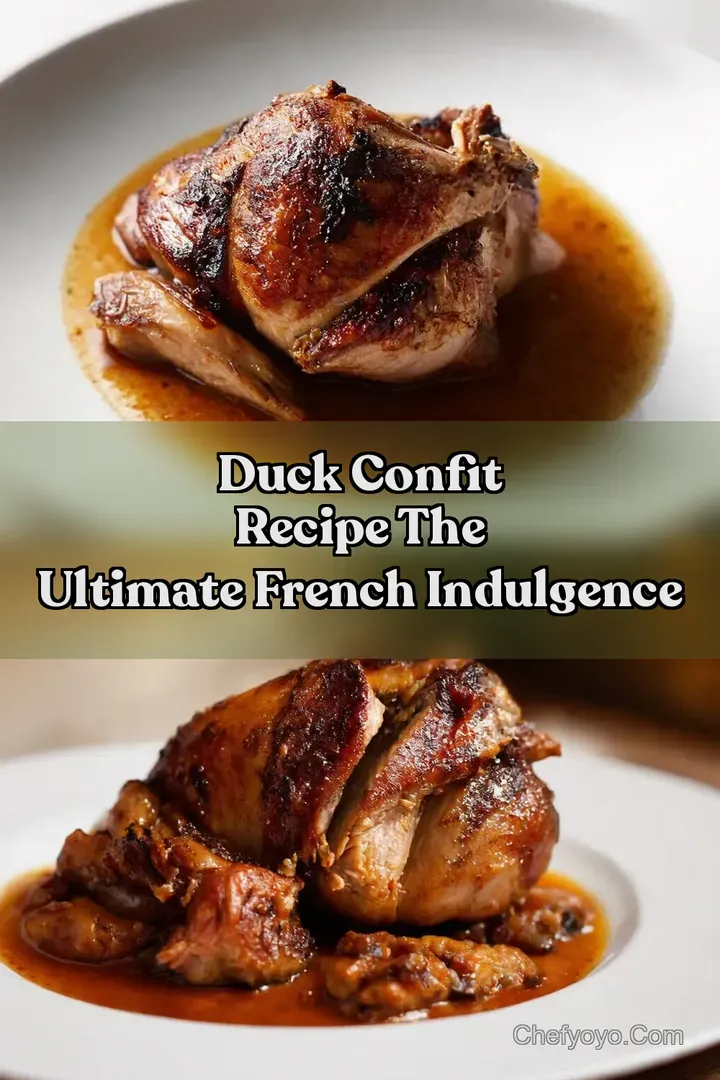Duck Confit Recipe The Ultimate French Indulgence : PIN FOR LATER Duck Confit Recipe The Ultimate French Indulgence