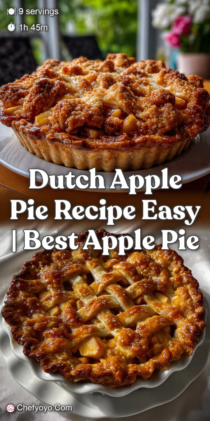 Dutch Apple Pie Recipe Easy | Best Apple Pie