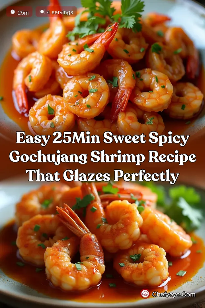 Easy 25Min Sweet Spicy Gochujang Shrimp Recipe That Glazes Perfectly