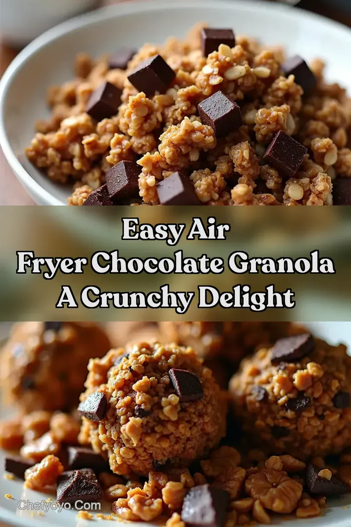 Easy Air Fryer Chocolate Granola A Crunchy Delight