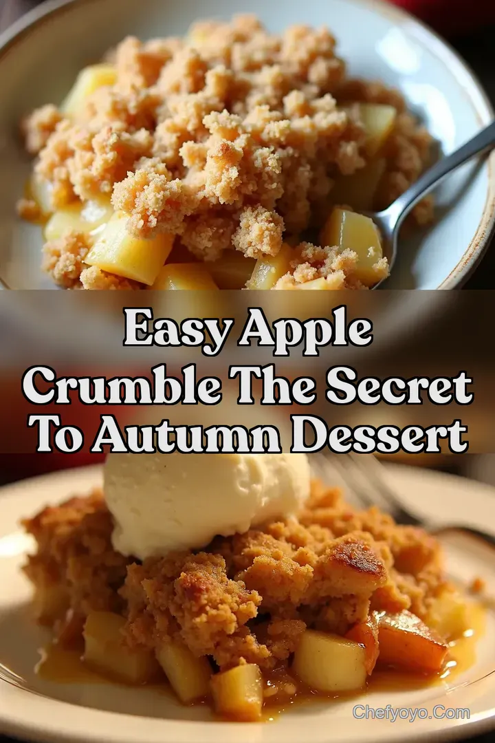Easy Apple Crumble The Secret to Autumn Dessert