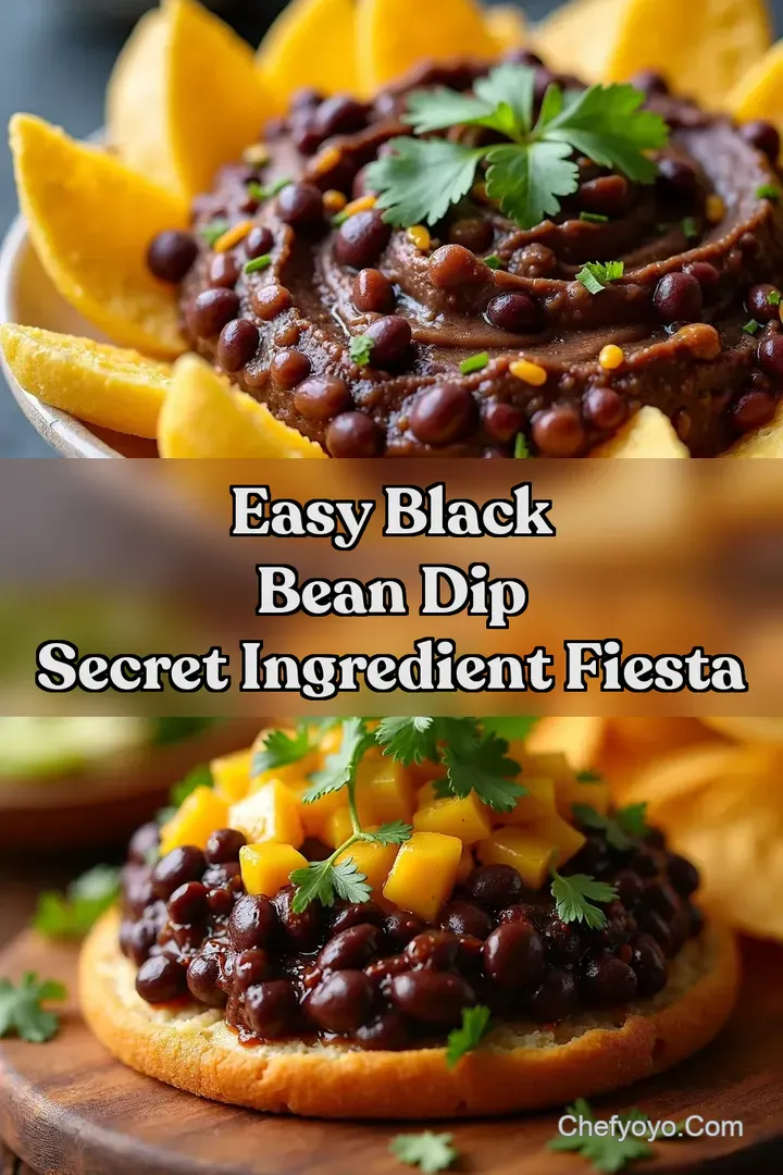 Easy Black Bean Dip Secret Ingredient Fiesta