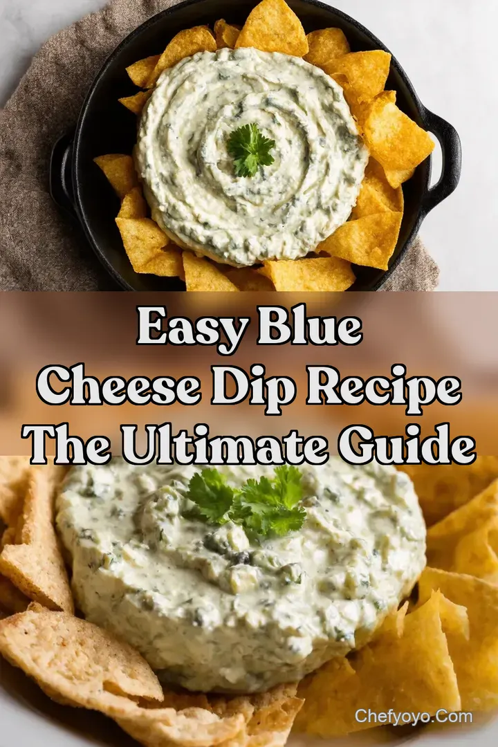 Easy Blue Cheese Dip Recipe The Ultimate Guide