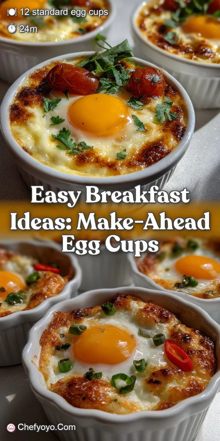 Easy Breakfast Ideas: Make-Ahead Egg Cups