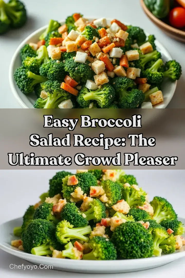 Easy Broccoli Salad Recipe: The Ultimate Crowd Pleaser