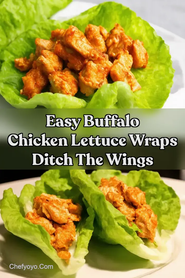 Easy Buffalo Chicken Lettuce Wraps Ditch the Wings