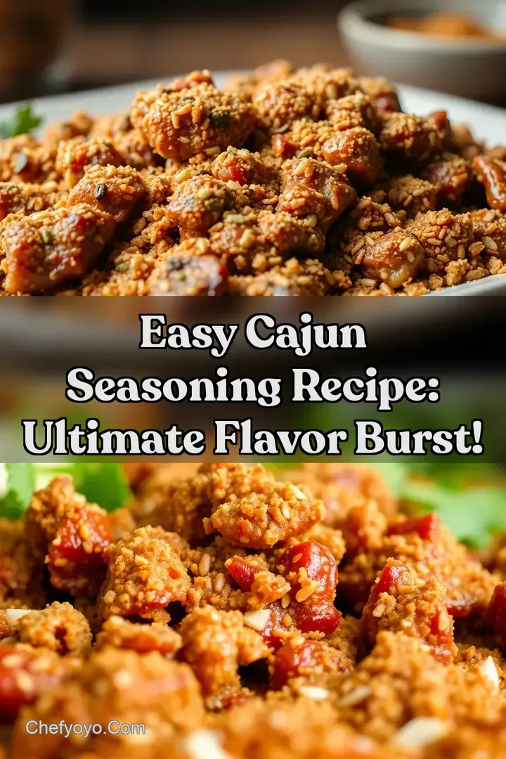 Easy Cajun Seasoning Recipe: Ultimate Flavor Burst!