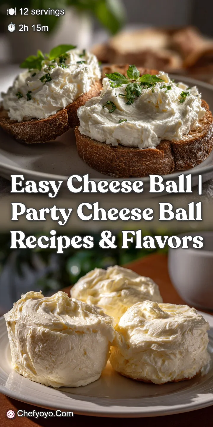 Close-up of a cheese ball, showcasing a coarse, textured surface adorned with chopped pecans and chives. Rich, inviting co...