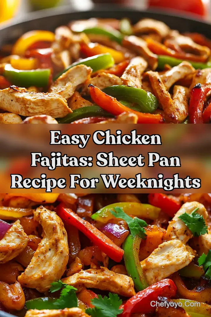 Easy Chicken Fajitas: Sheet Pan Recipe For Weeknights