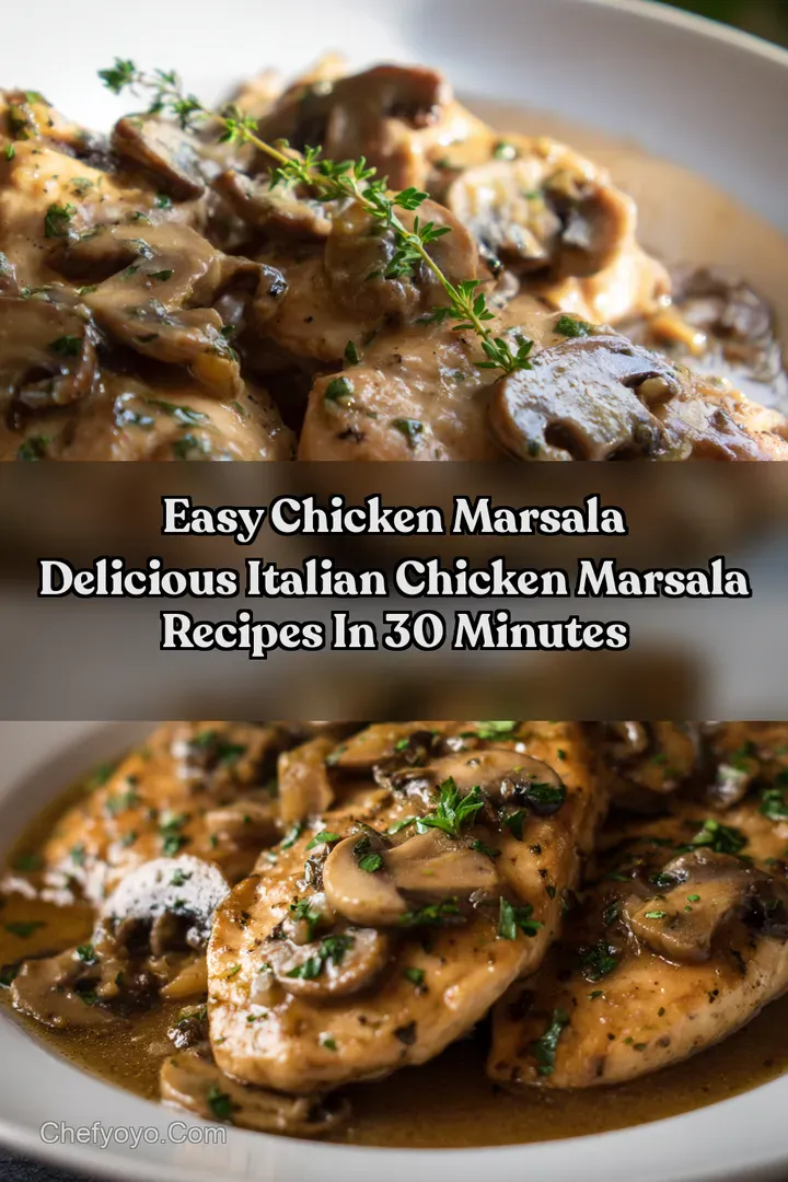 Easy Chicken Marsala Delicious Italian Chicken Marsala Recipes In 30 Minutes