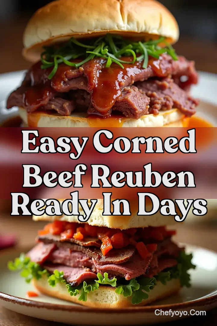 Easy Corned Beef Reuben Ready in Days