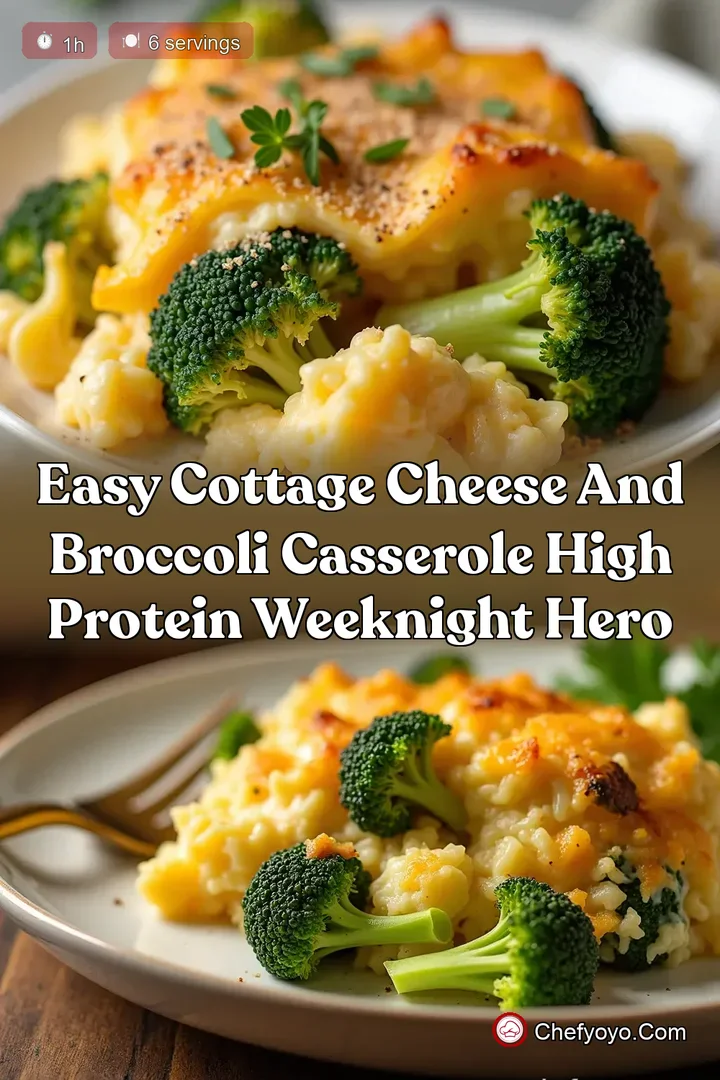 Easy Cottage Cheese and Broccoli Casserole High Protein Weeknight Hero