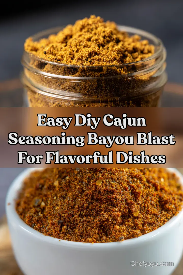Easy DIY Cajun Seasoning Bayou Blast for Flavorful Dishes