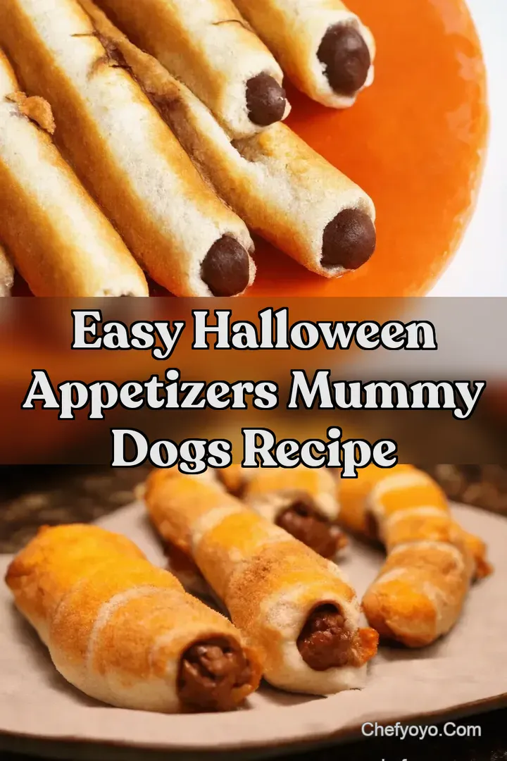 Easy Halloween Appetizers Mummy Dogs Recipe