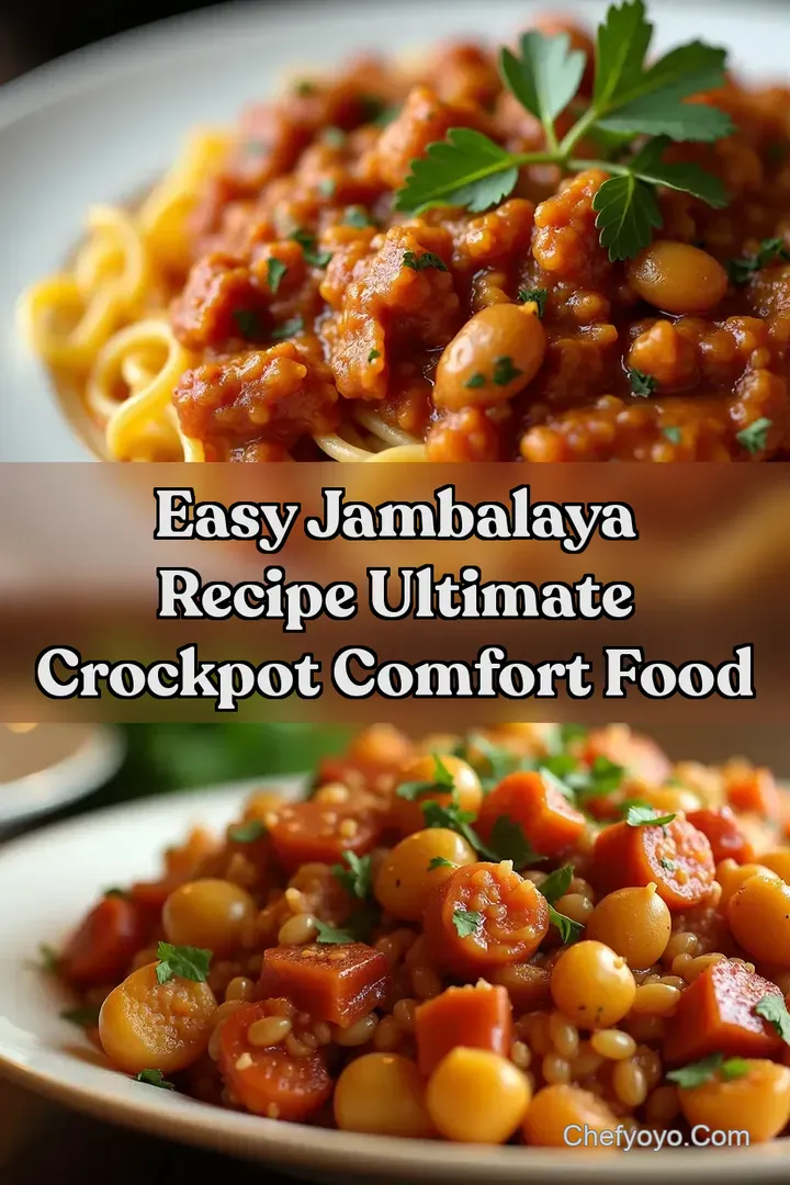 Easy Jambalaya Recipe Ultimate Crockpot Comfort Food