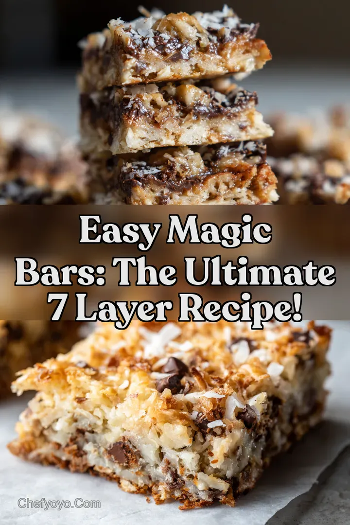 Easy Magic Bars: The Ultimate 7 Layer Recipe! : PIN FOR LATER Easy Magic Bars: The Ultimate 7 Layer Recipe!