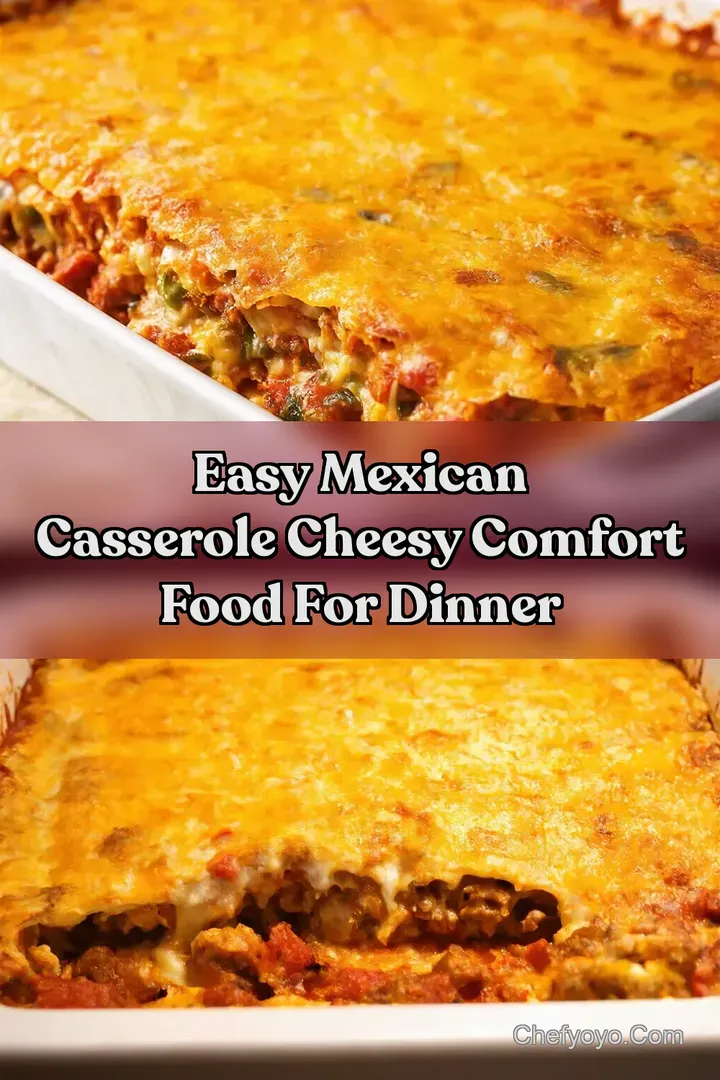 Easy Mexican Casserole Cheesy Comfort Food For Dinner