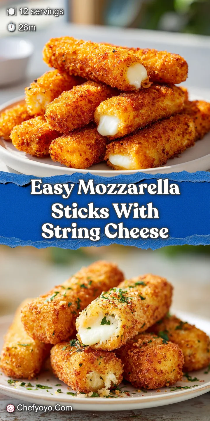 Close-up view of a warm, golden-brown mozzarella stick, oozing melted cheese, coated in a crispy panko breading.