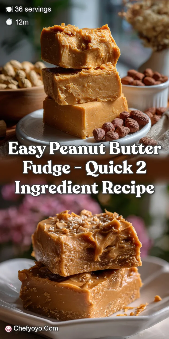 Rich, dark fudge squares with a velvety, smooth texture. Swirls of peanut butter visible, dusted with a sprinkle of sea salt.