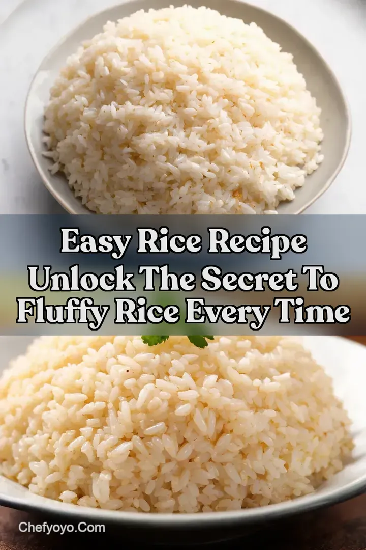 Easy Rice Recipe Unlock The Secret To Fluffy Rice Every Time