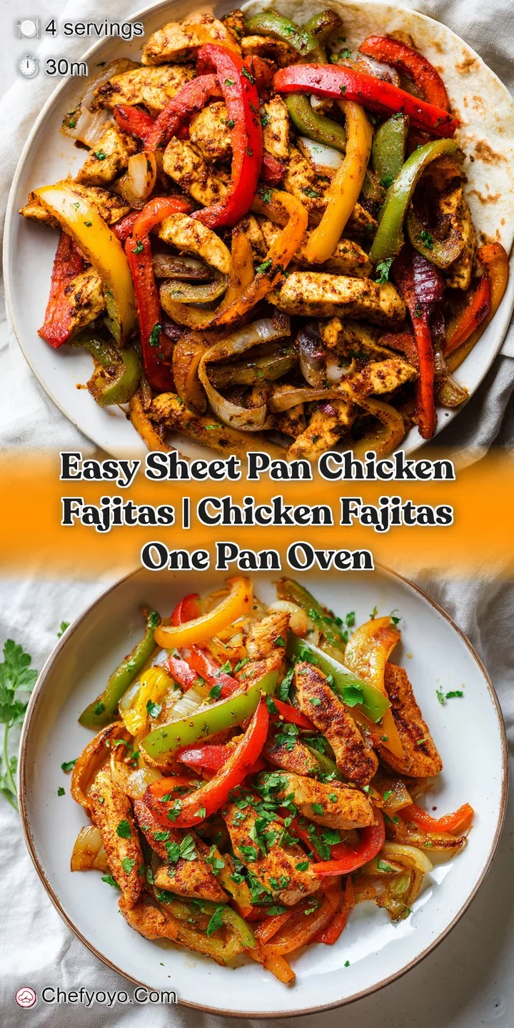 Close-up of tender chicken fajita meat, with glistening bell peppers and onions. Hints of char suggest smoky flavor.