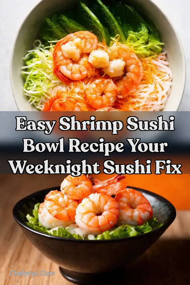 Easy Shrimp Sushi Bowl Recipe Your Weeknight Sushi Fix