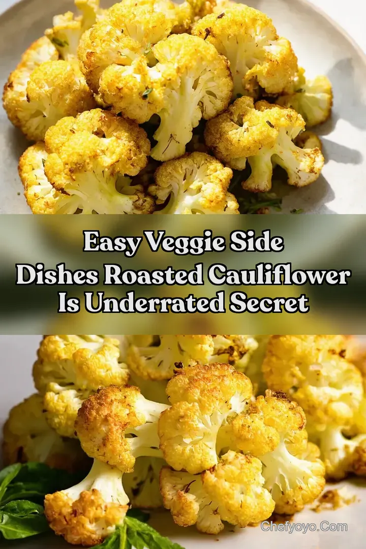 Easy Veggie Side Dishes Roasted Cauliflower Is Underrated Secret