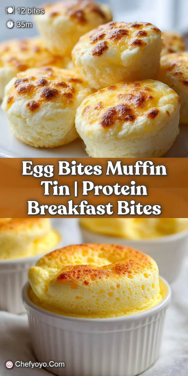 Close-up of a fluffy, pale yellow egg bite with a porous, creamy texture and a hint of melted cheese inside.