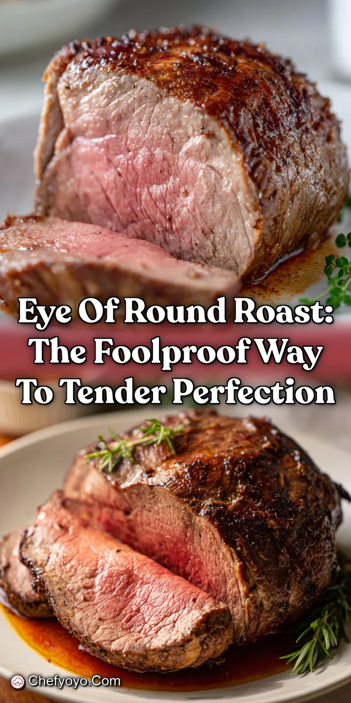 Eye of Round Roast: The Foolproof Way to Tender Perfection