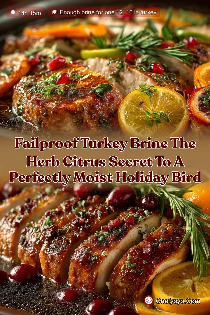 FailProof Turkey Brine The Herb Citrus Secret to a Perfectly Moist Holiday Bird