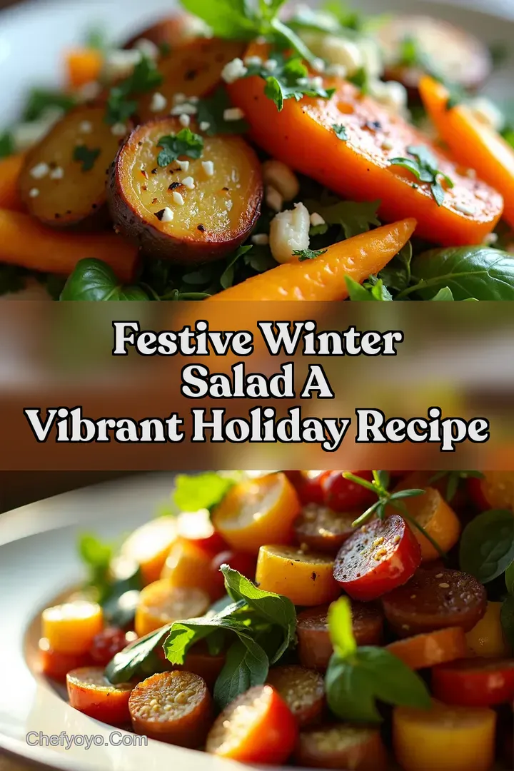 Festive Winter Salad A Vibrant Holiday Recipe