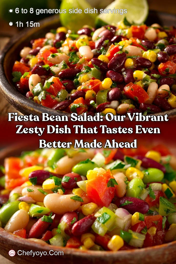 Fiesta Bean Salad: Our Vibrant Zesty Dish That Tastes Even Better Made Ahead